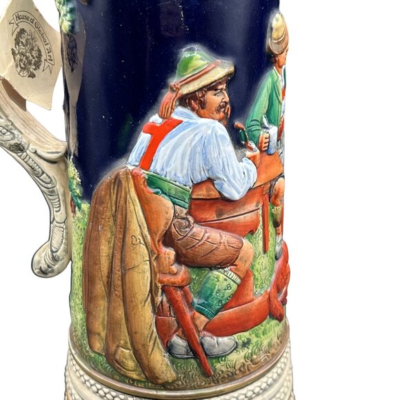 House Of Global Art West Germany Musical Traditional Handcrafted 16" Stein 3D - Picture 8 of 16